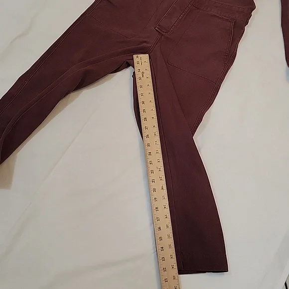 Madewell coverall jumpsuit size XS plum color 100%cotton 6 pockets - Picture 11 of 14